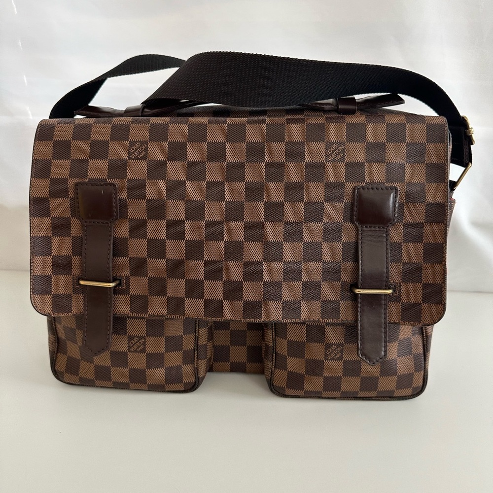 Vintage Louis Vuitton Damier Ebene Broadway Messenger Bag